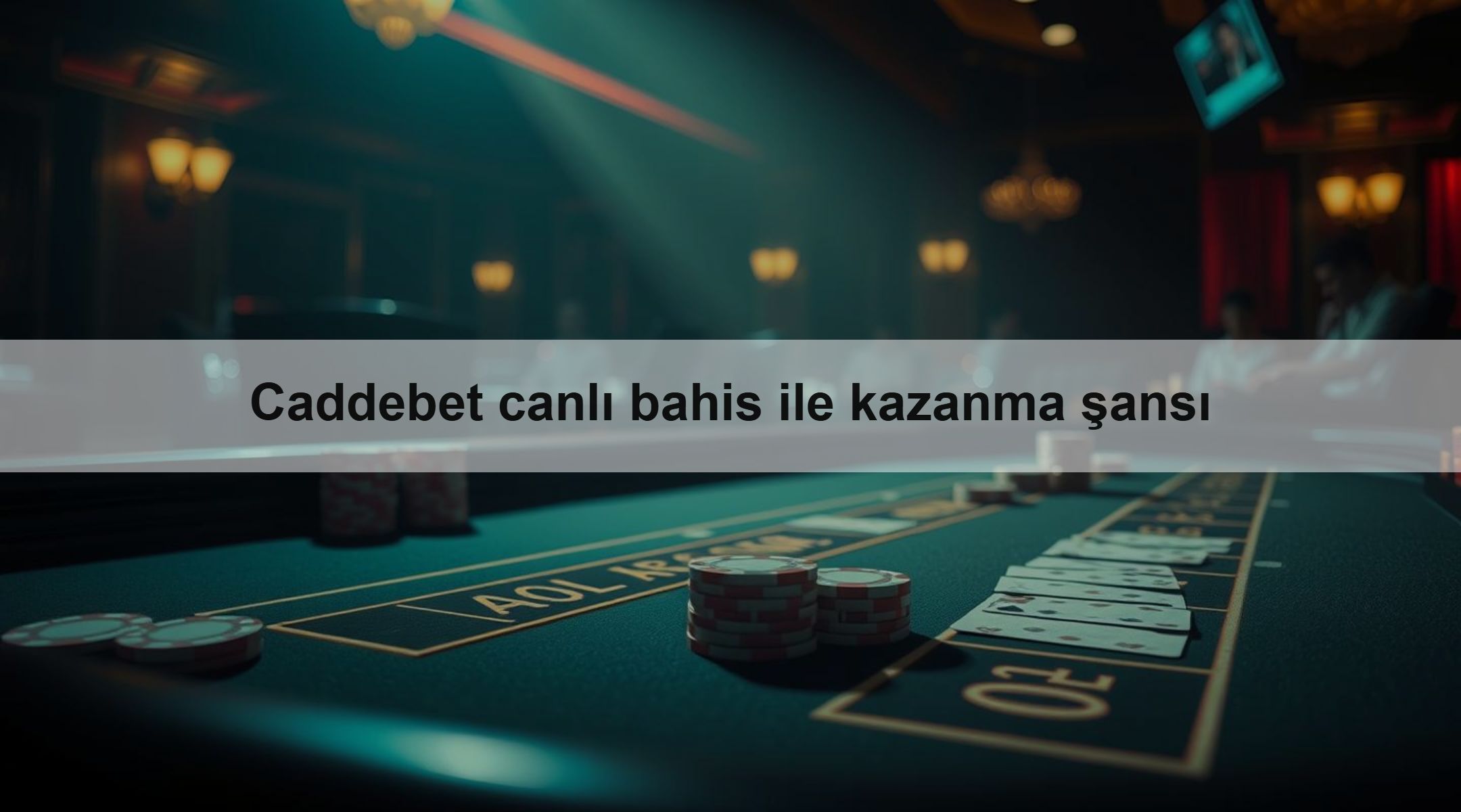 Caddebet canlı bahis ile kazanma şansı 1 Caddebet canlı bahis ile kazanma şansı
