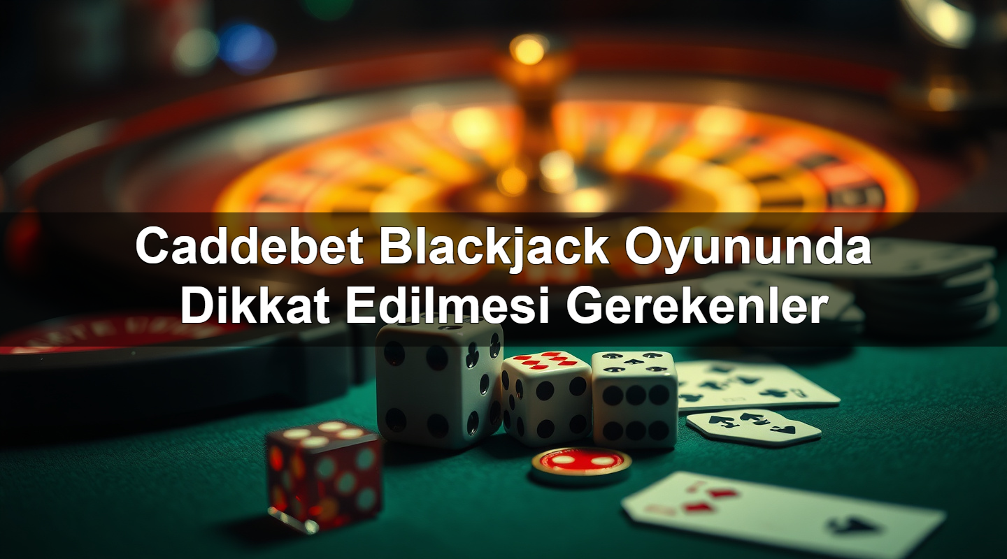 Caddebet Blackjack Oyununda Dikkat Edilmesi Gerekenler 1 Caddebet Blackjack Oyununda Dikkat Edilmesi Gerekenler