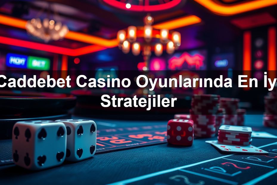caddebet casino oyunlar nda en i yi stratejiler 1782320572823