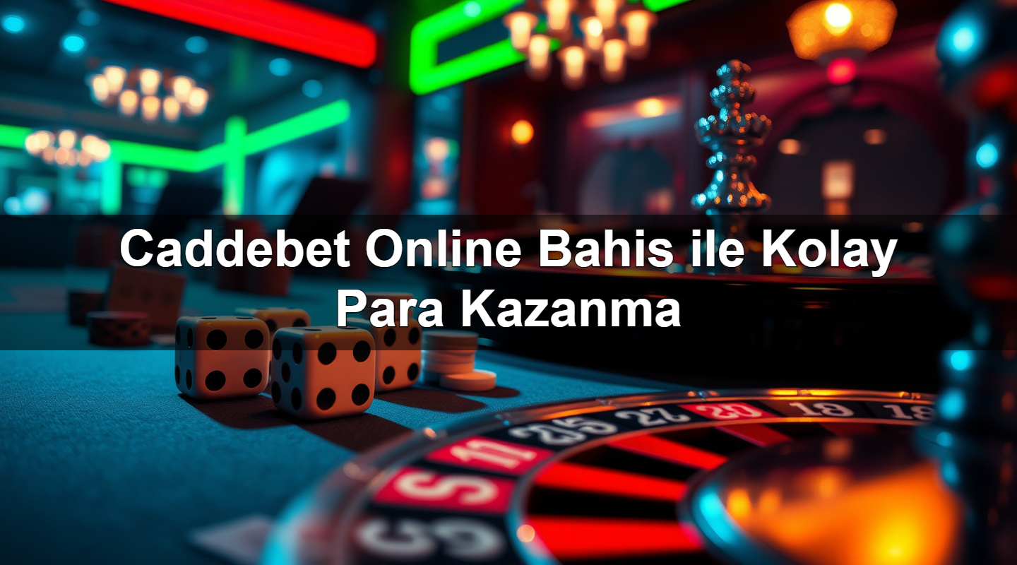Caddebet Online Bahis ile Kolay Para Kazanma