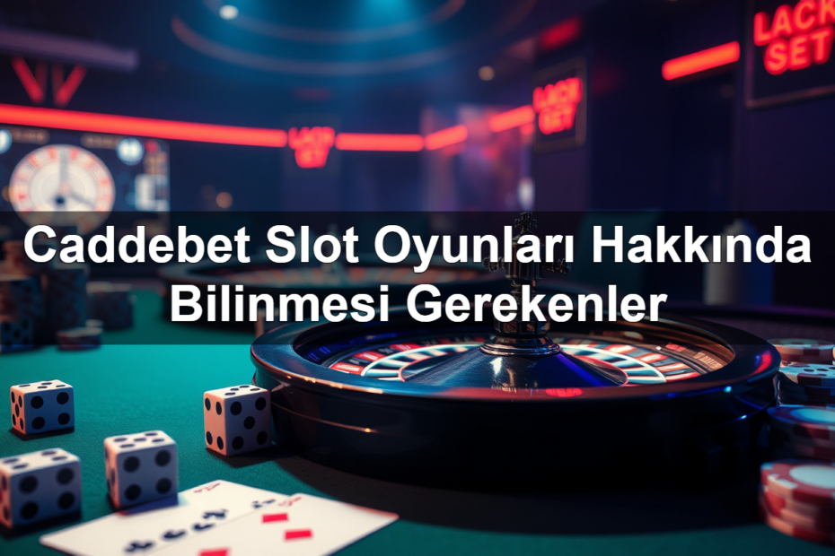 caddebet slot oyunlar hakk nda bilinmesi gerekenler 1782320729896