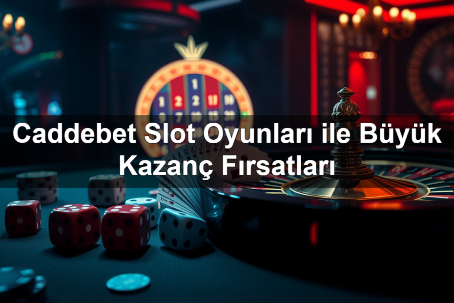 Caddebet Slot Oyunları ile Büyük Kazanç Fırsatları 9 caddebet slot oyunlar ile b y k kazan f rsatlar 1782320278637